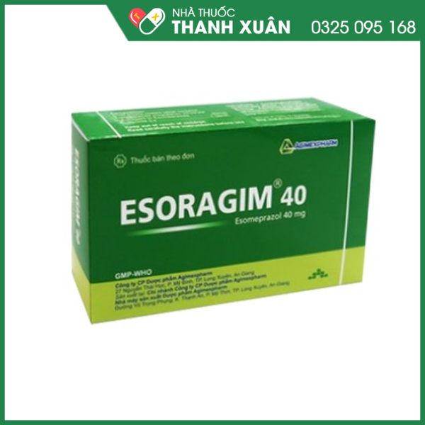 Esoragim 40 điều trị trào ngược dạ dày